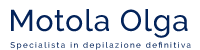 Logo del centro estetico Motola Olga, istituto estetico di riferimento nella rimozione definitiva dei peli superflui con laser a diodo, luce pulsata e elettrocoagulazione
